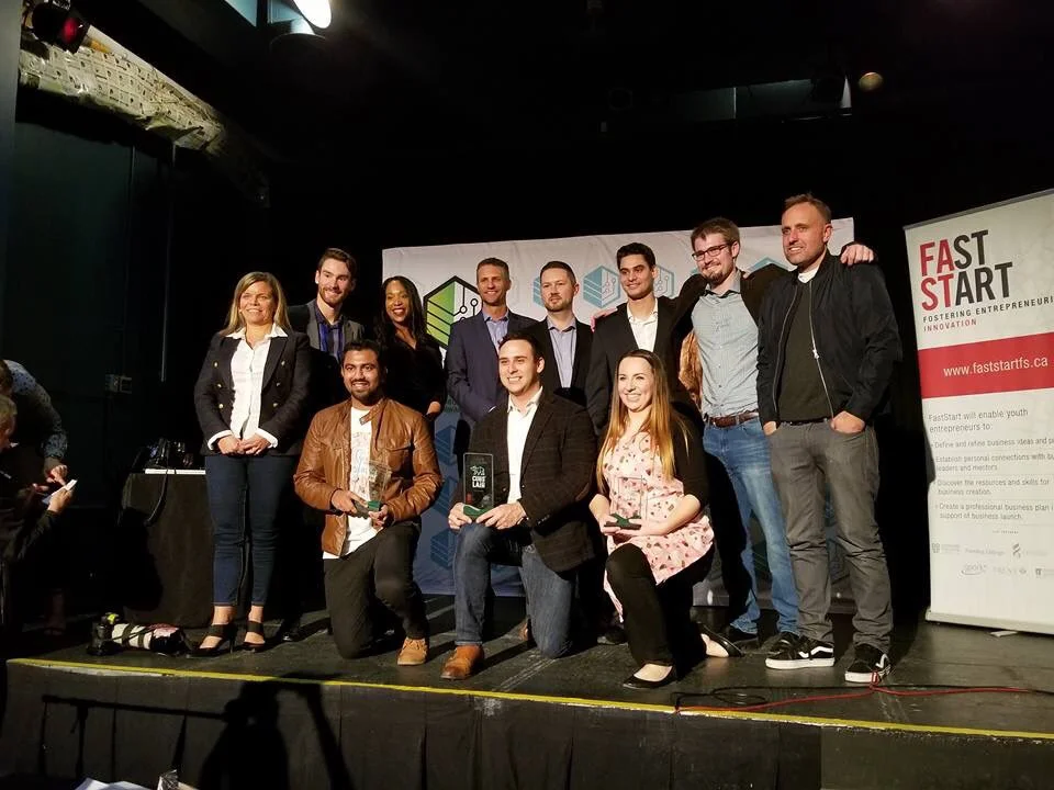 Cubs' Lair finalists and judges (Photograph by Sofie Andreou)