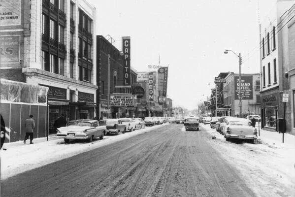 Throwback image, downtown Peterborough