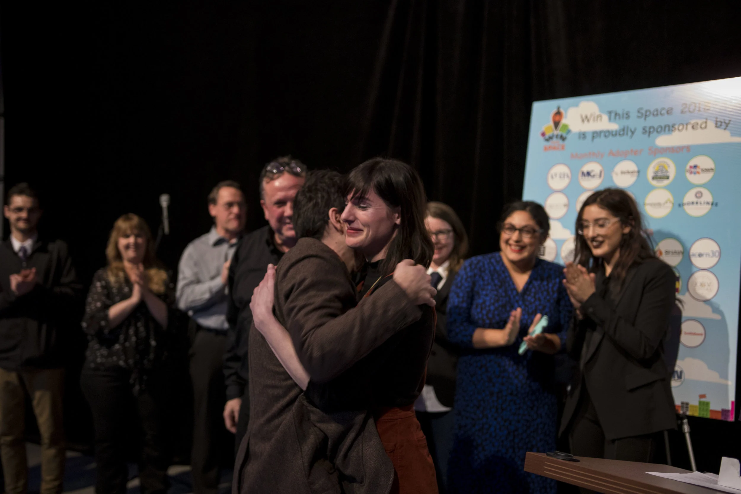 Nadine McCallen pictured after announcement at The Venue