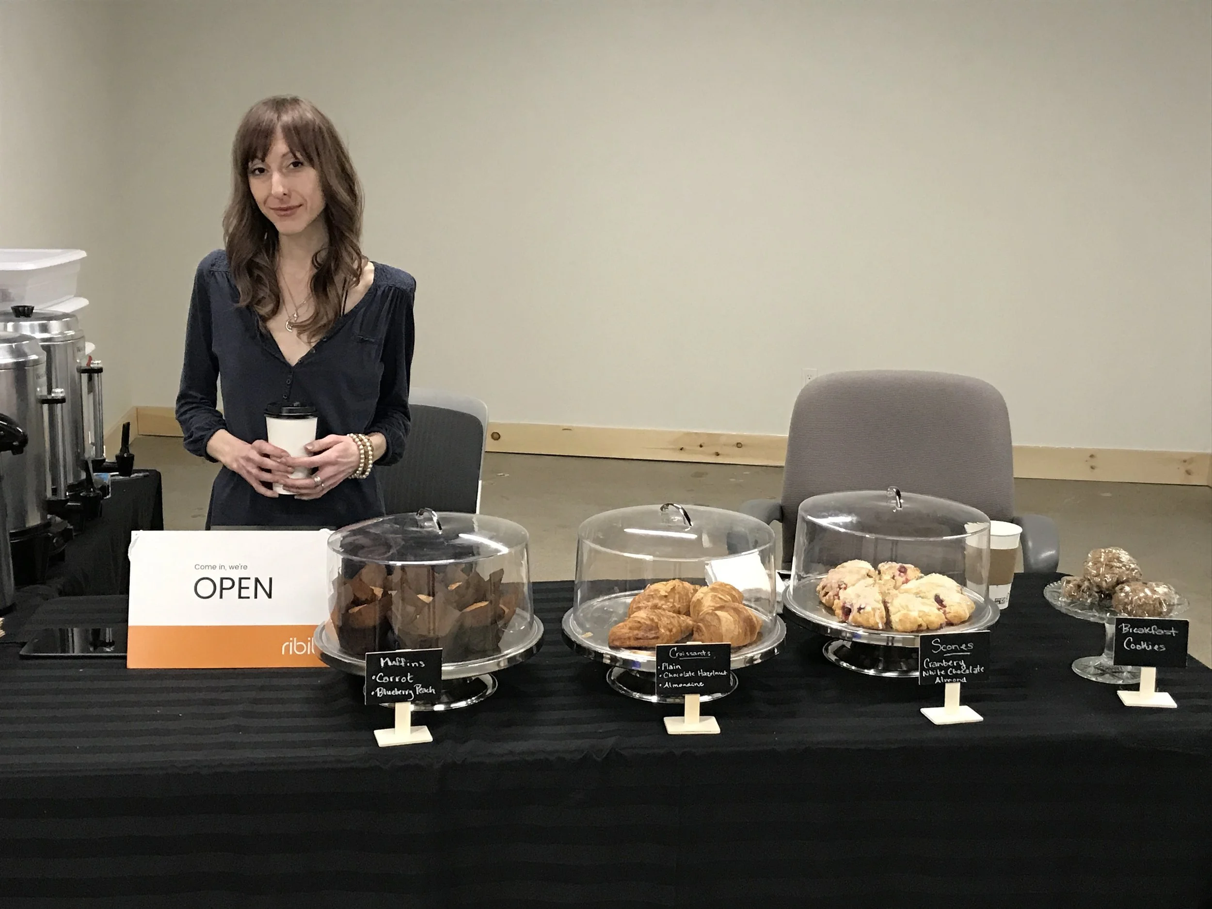 Amusé founder Lindsay Brock at her second location (photo courtesy FastStart Peterborough)