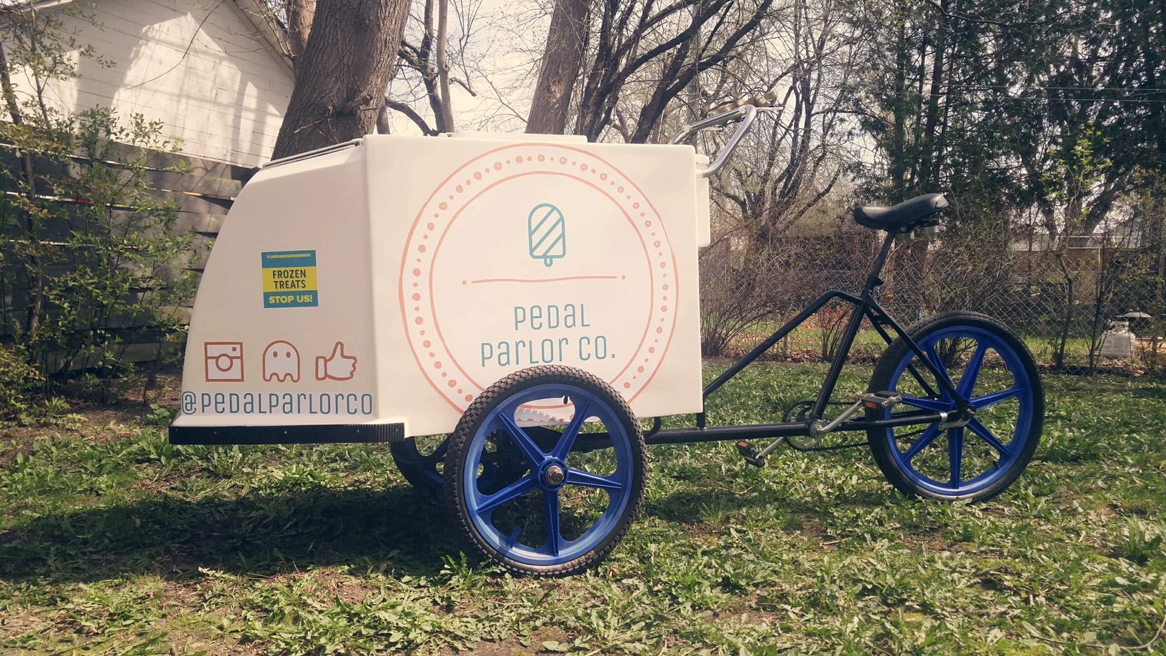 ice cream pedal cart