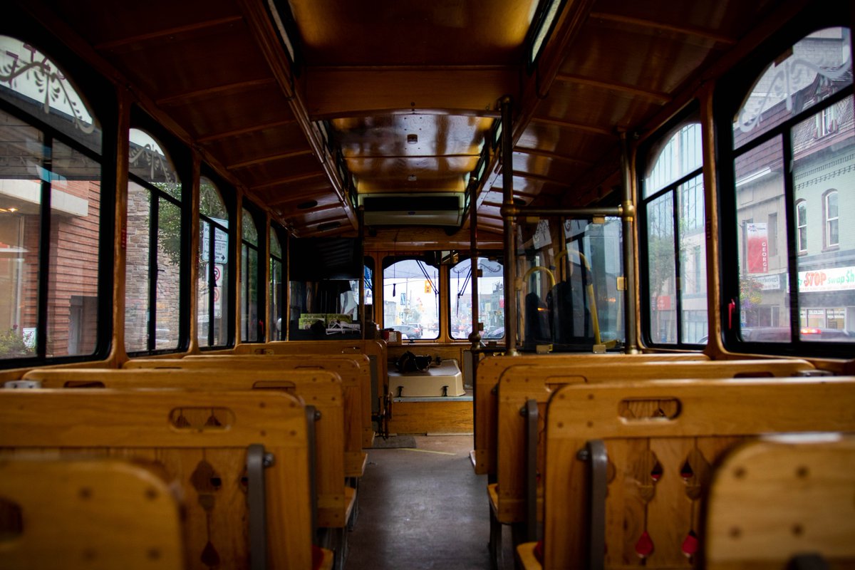 Photo of trolley courtesy DBIA