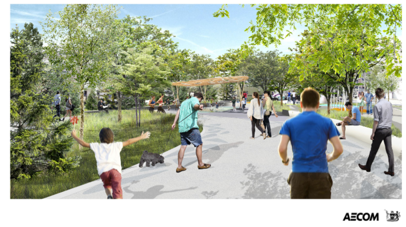 Urban Park rendering