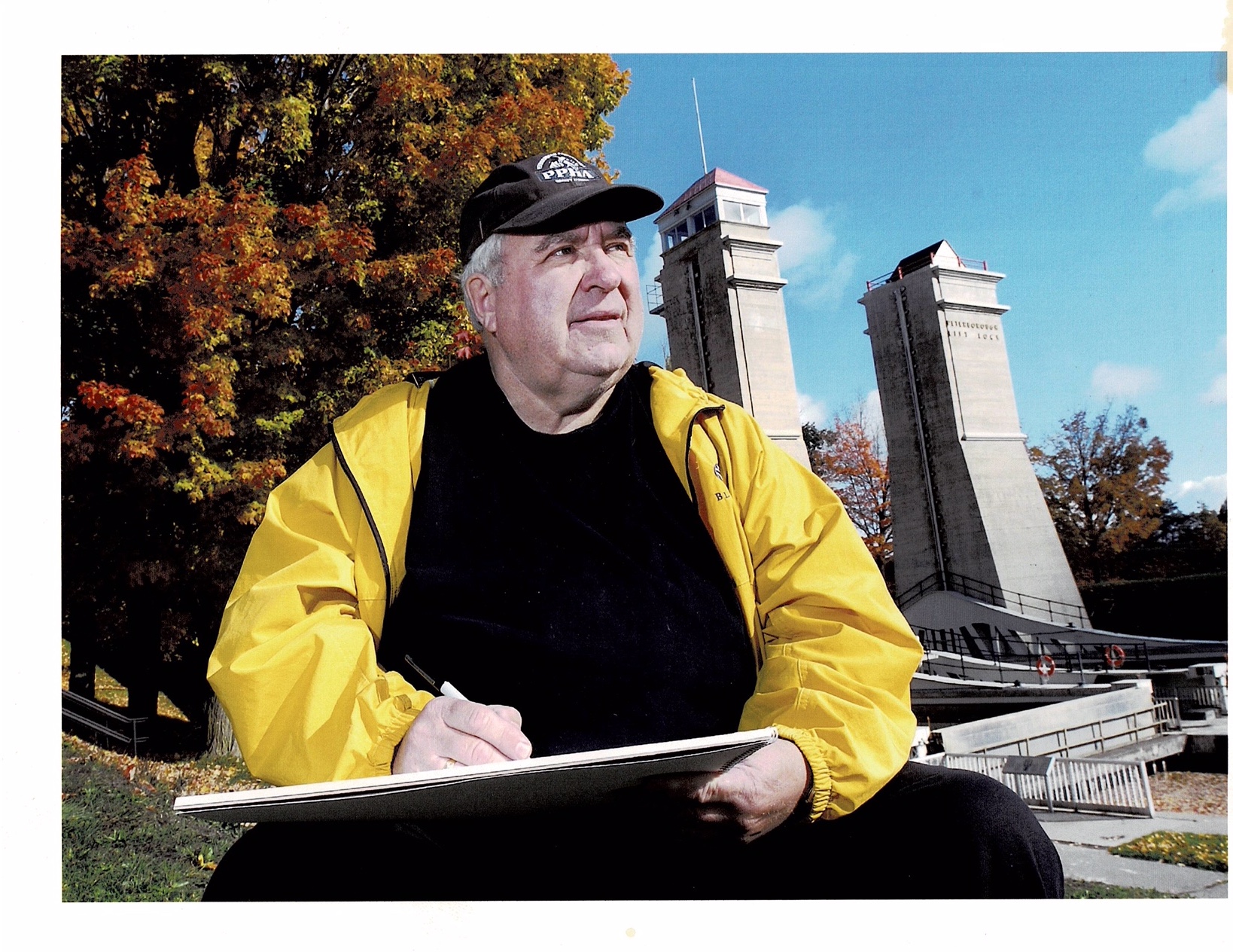 George Elliott in early 2000s at the Lift Lock
