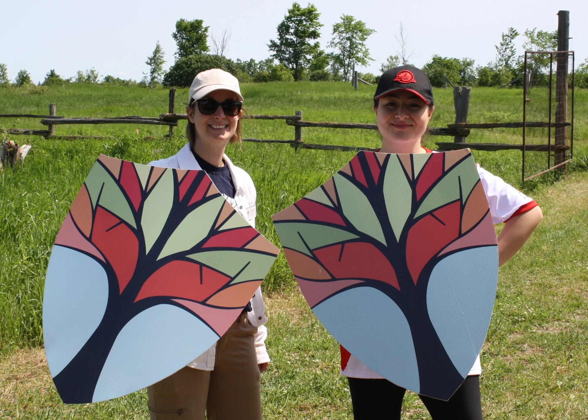 Tara King, development manager for Kawartha Land Trust, with MP Maryam Monsef