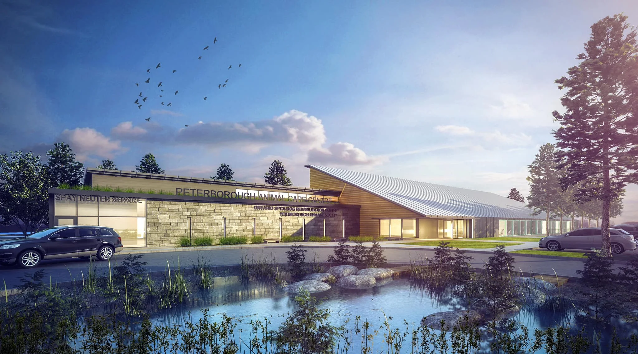 Rendering of future home of Peterborough Humane Society