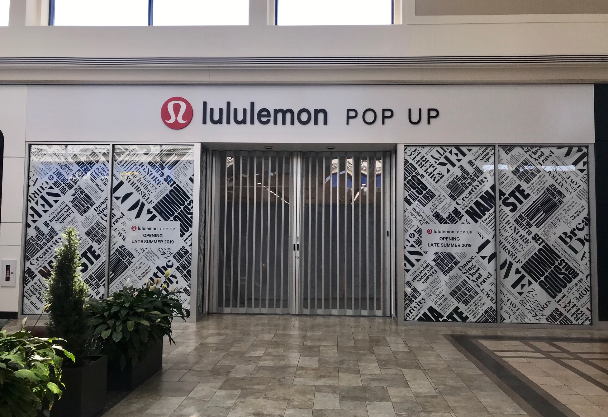 lululemon pop up baybrook