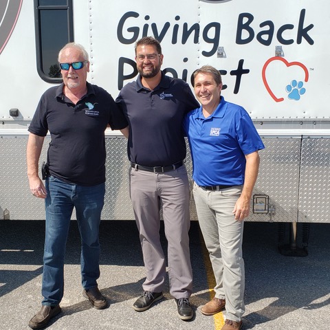 Left to right: John Greer, Shawn Morey & Daryl Vaillancourt