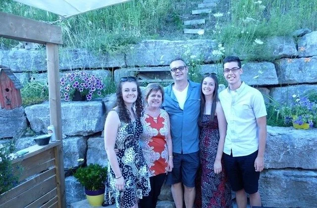 The Mackey family (Photo courtesy Hospice Peterborough)