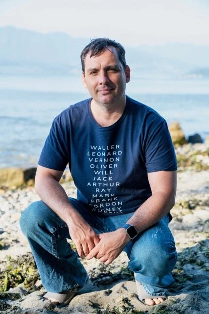 Director Richard Bell wears a shirt with the names of the boys lost in 1926. Photo Courtesy of Brotherhood1926.com.