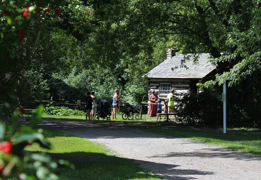 A GUIDED TOUR OF THE MUSEUM THAT COMPLIED WITH THE COVID-19 PROTOCOLS IN 2020. PHOTO COURTESY OF LANG PIONEER VILLAGE.