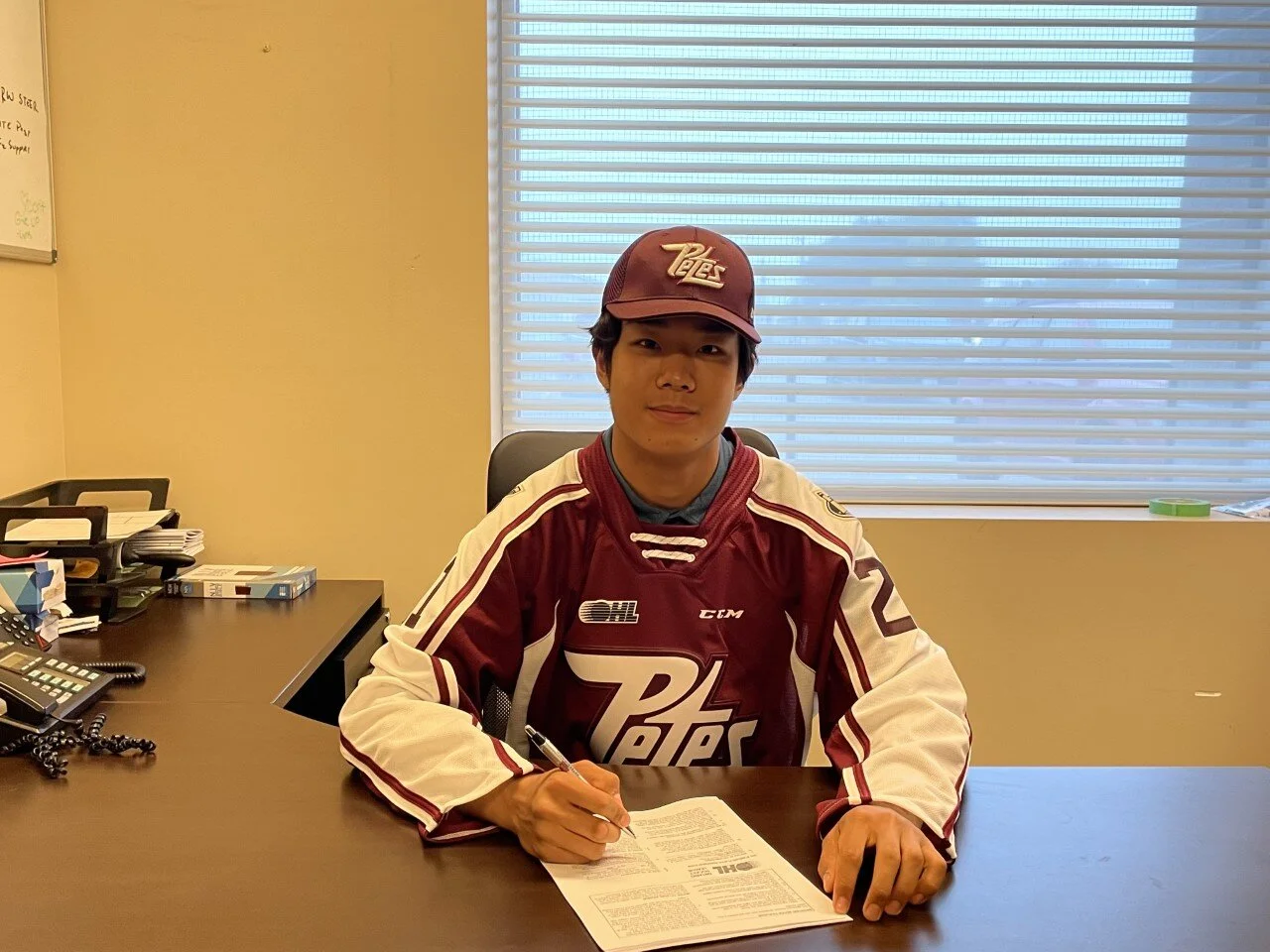 In 2014-15, Guo played for the Toronto Bulldogs netting three goals and two assists in six games at the Brick Invitational. Photo Courtesy of the Peterborough Petes.