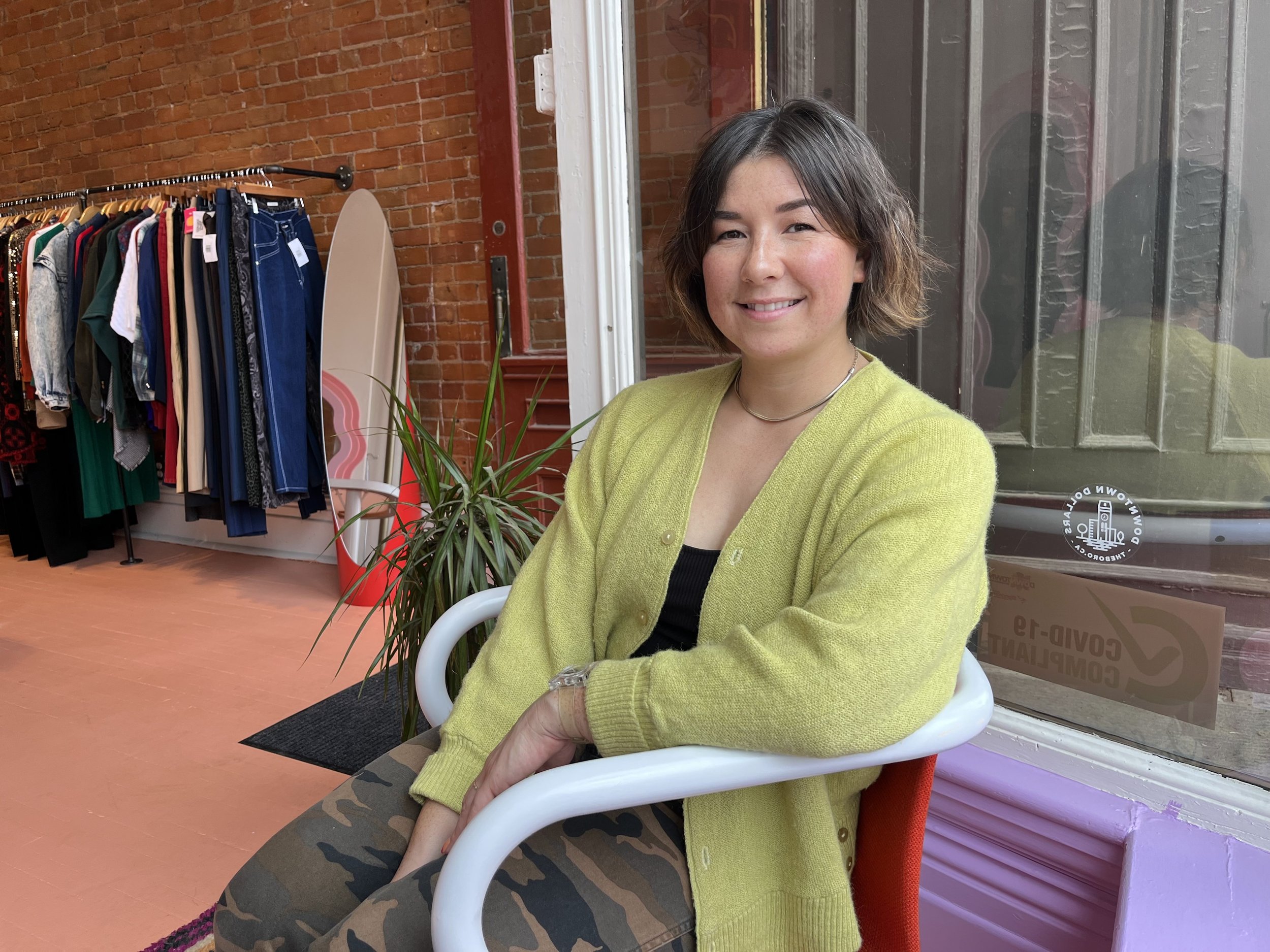  Vintage clothing store owner Jacquelyn Craft. Photo by Felicia Massey. 