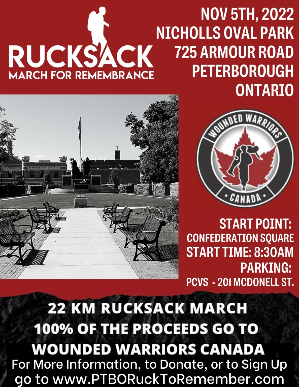 Peterborough Rucksack March for Remembrance