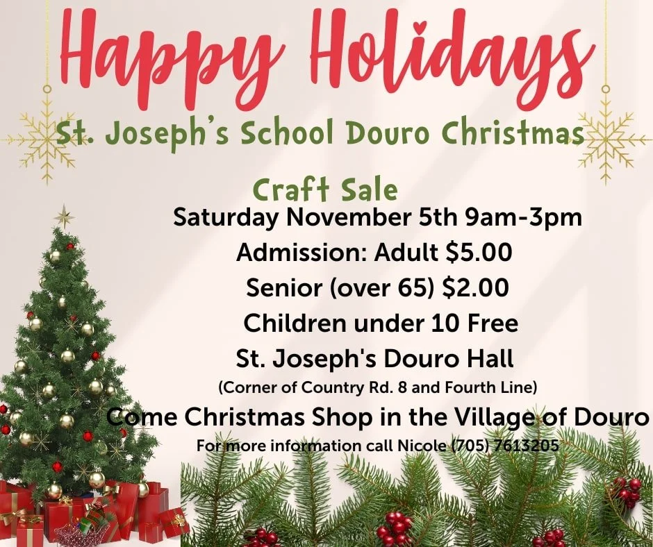 Douro Christmas Craft Sale for St. Joseph's School
