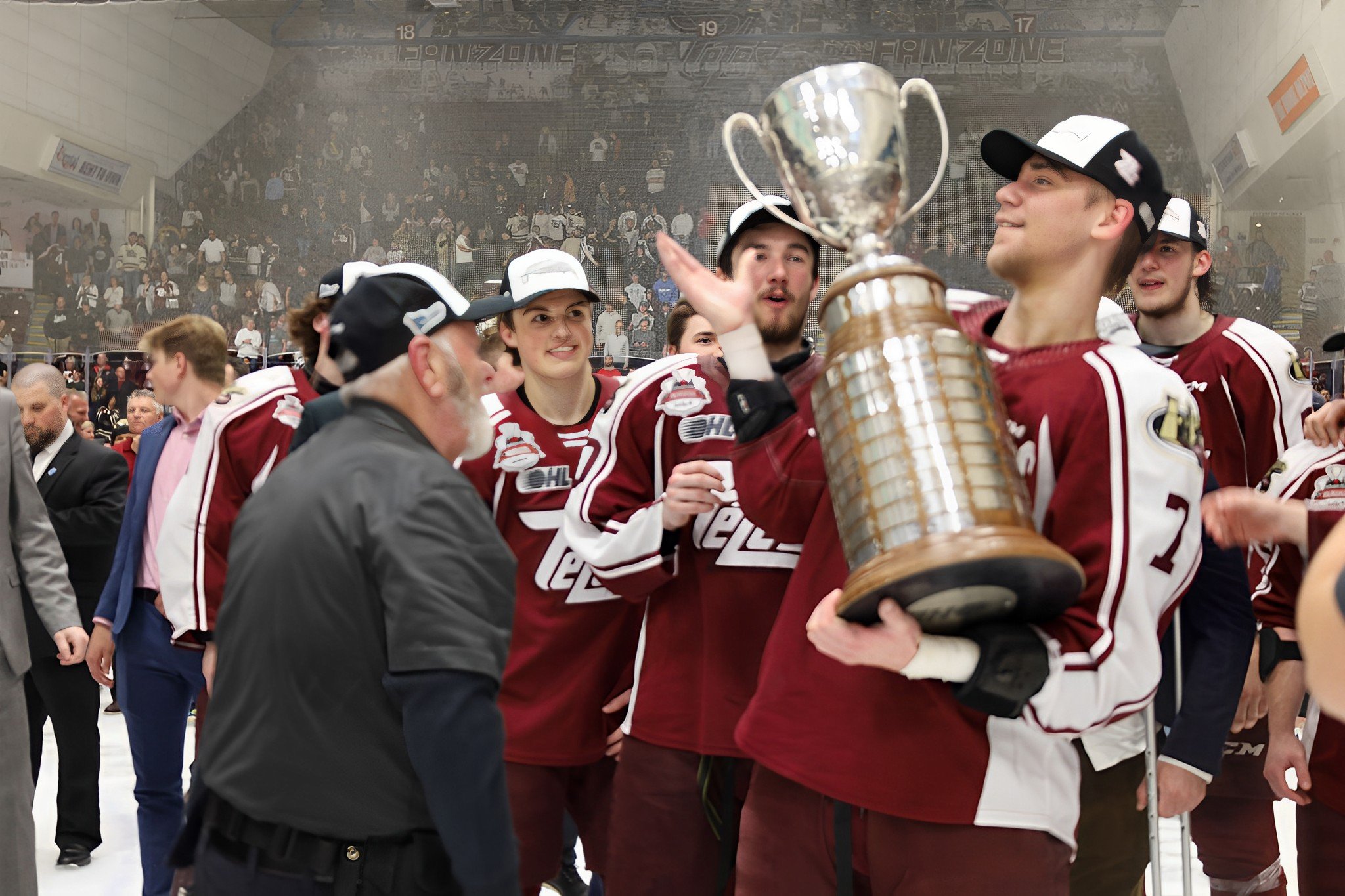 The Petes went 10-1 at home during the playoffs en route to their OHL Championship. All photos by Samantha Bianco.