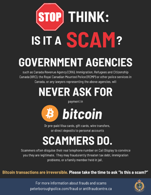 Bitcorn Scam Peterborough Police Warn Public of Bitcoin Scams Surfacing With ...