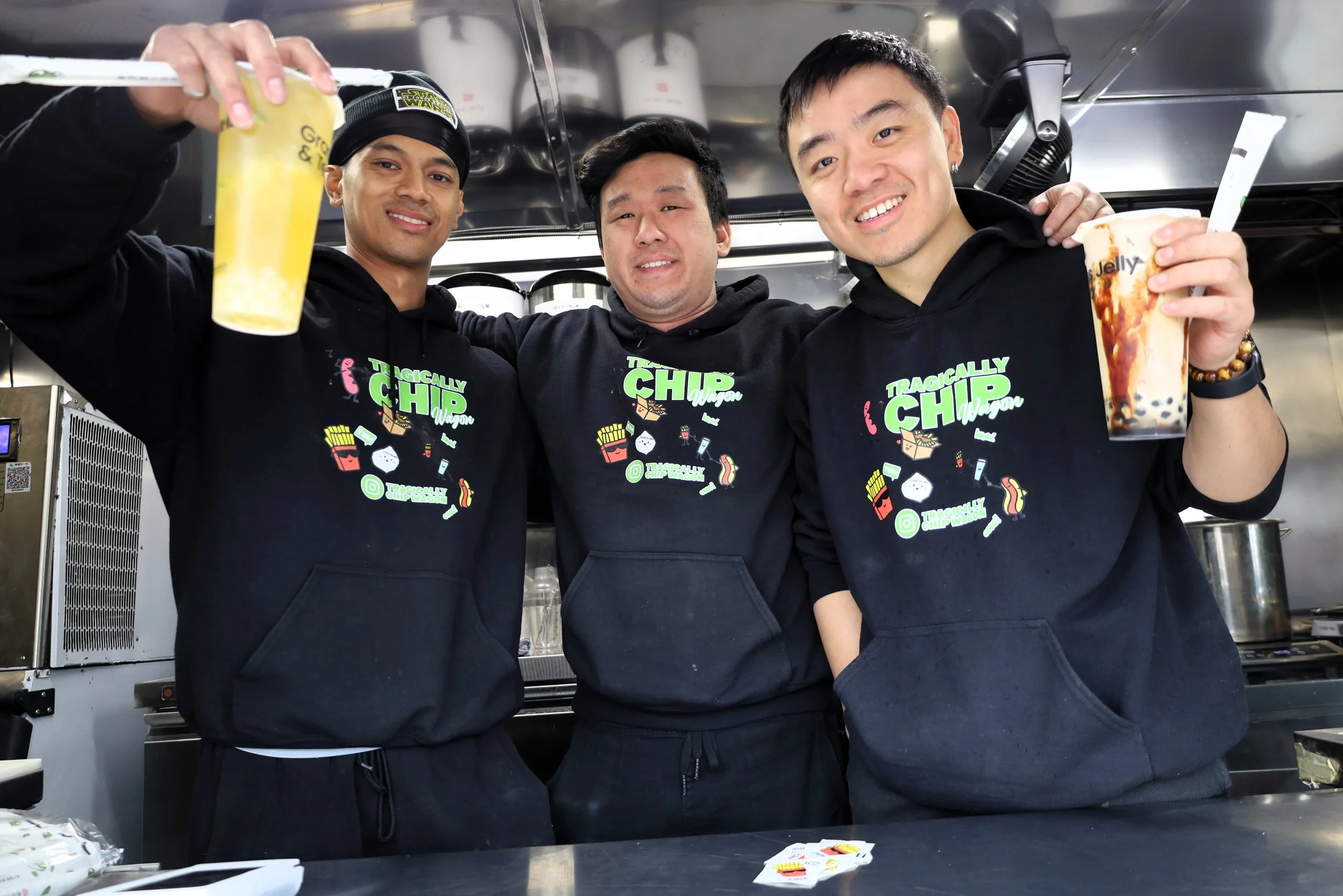 Two drinks showcase by the Boba Bar food truck, a new addition to this year's Poutine Feast.