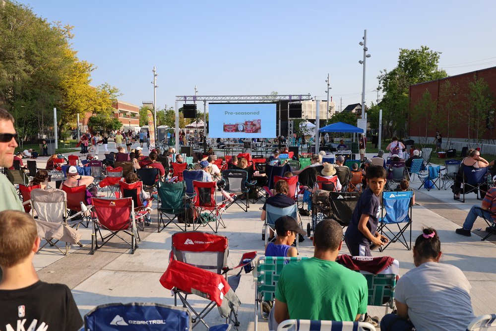 Outdoor Movie Night at Quaker Foods City Square