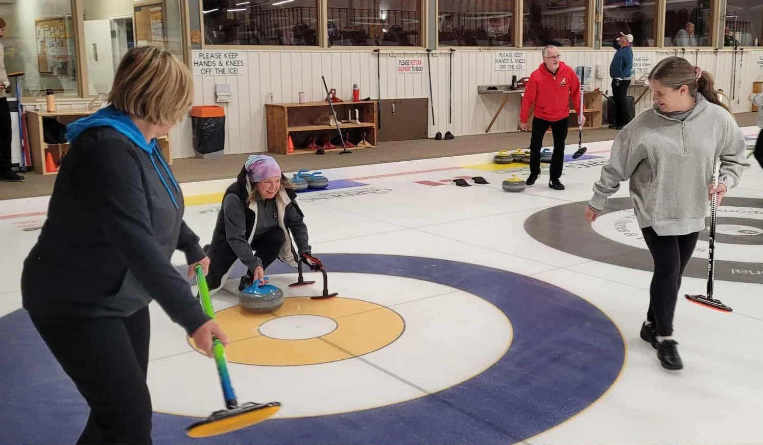 Saturday Social Try Curling Event