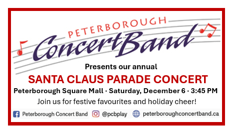 Peterborough Concert Band Kicks Off Santa Claus Parade at Peterborough Square