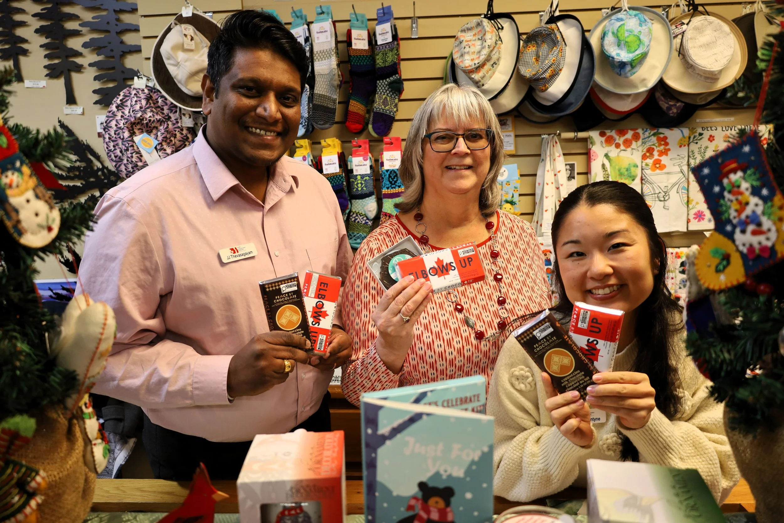 Avant-Garden Shop Raises Over $2,000 For New Canadians Centre From Chocolate Bar Campaign; Anonymous Matching Donor Doubles Amount