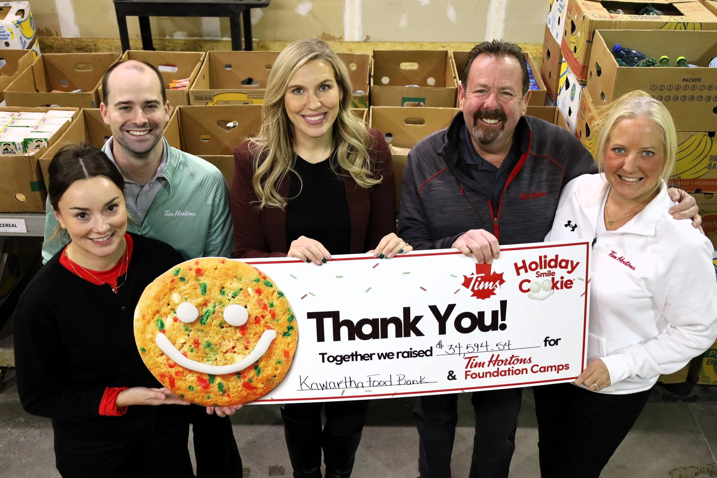 Tim Hortons's Holiday Smile Cookie Campaign Raises Nearly $35,000 For Kawartha Food Share