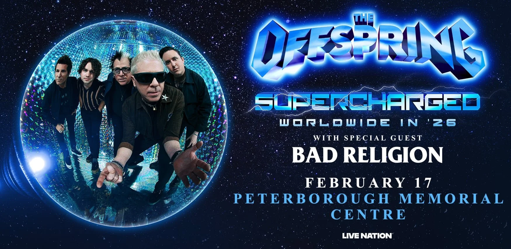 The Offspring and Bad Religion Concert at the Peterborough Memorial Centre Cancelled