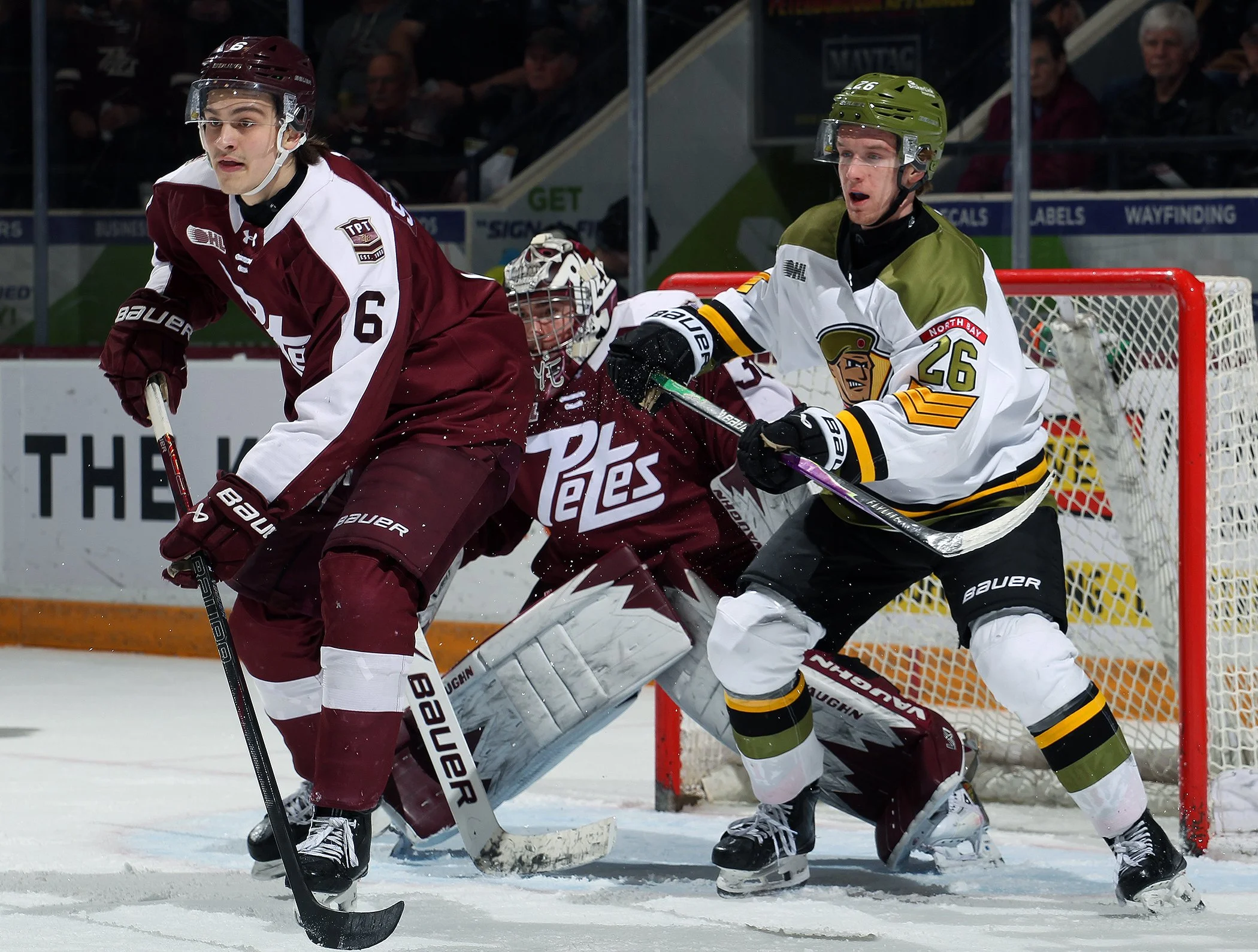 Peterborough Petes On Losing Side of High-Scoring Third Period Against North Bay