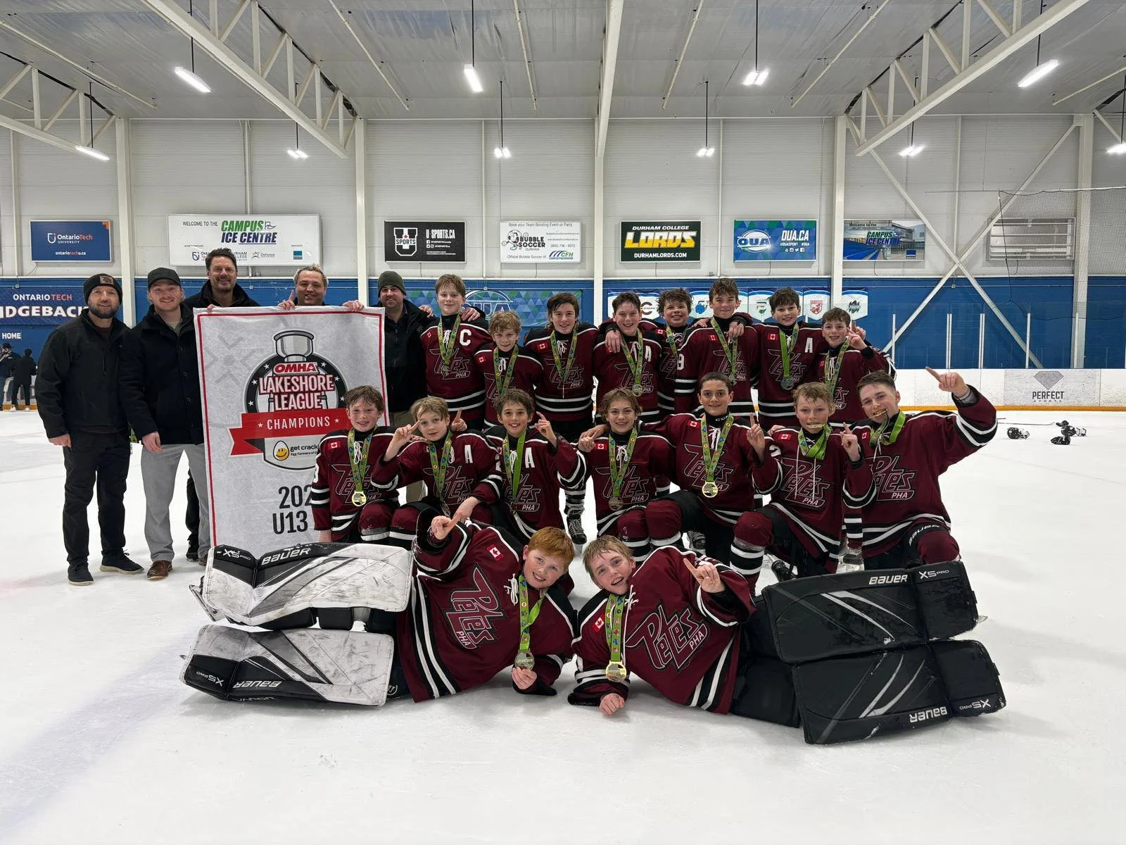 U13 AA Peterborough Petes End Undefeated Season With Lakeshore League Championship; Win Punches Ticket to OMHA Championship
