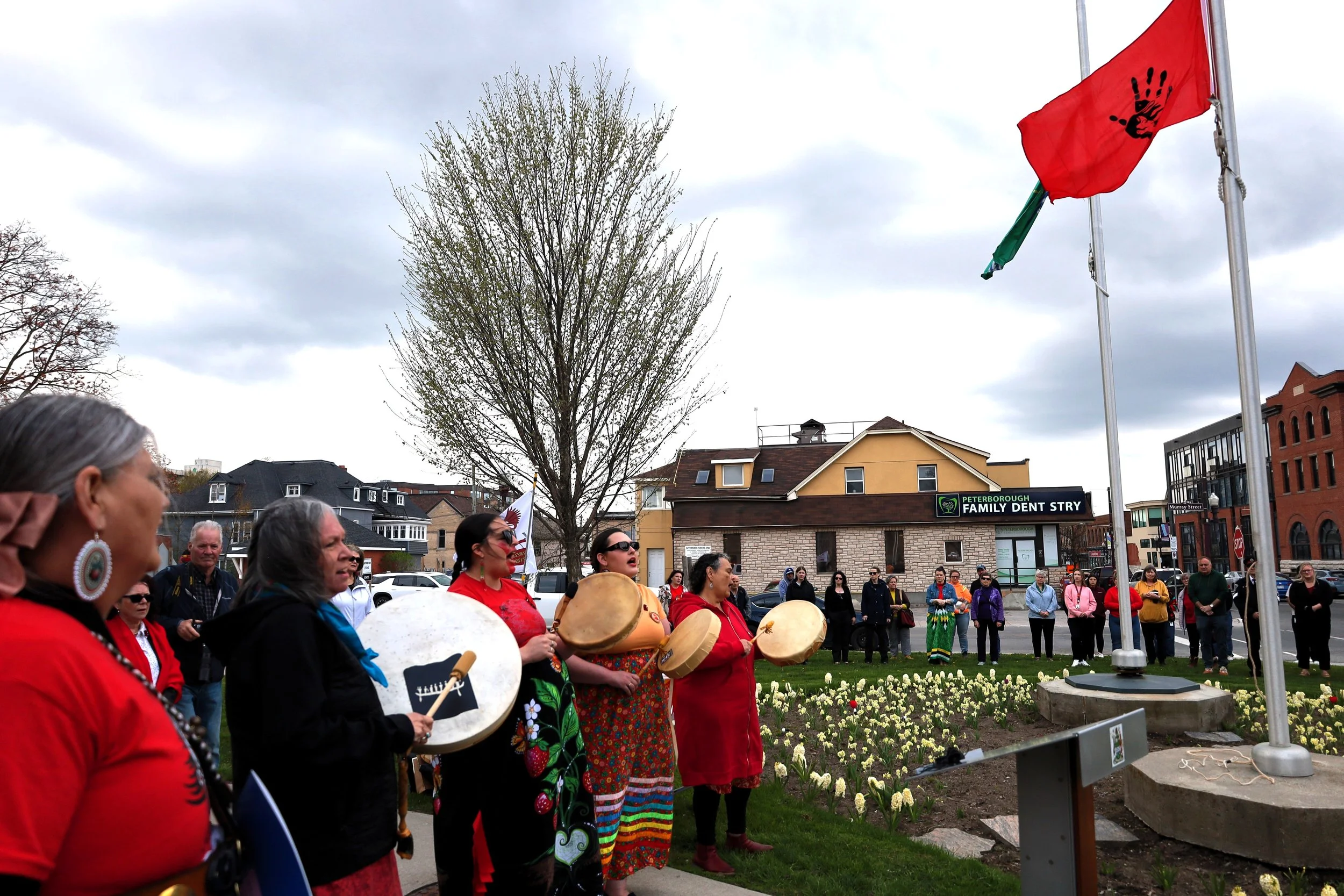 City of Peterborough Honours Missing and Murdered Indigenous Women With Ceremony On Red Dress Day