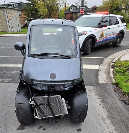 Peterborough Woman Charged With Several Violations While Operating Low-Speed Vehicle
