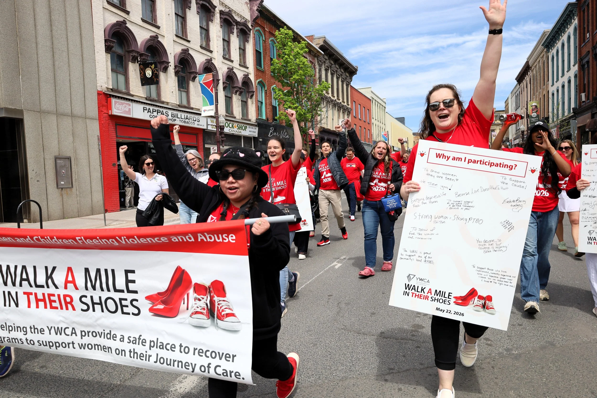 PHOTOS: YWCA's Walk a Mile In Their Shoes Event Marches Through Downtown For Awareness For Gender-Based Violence