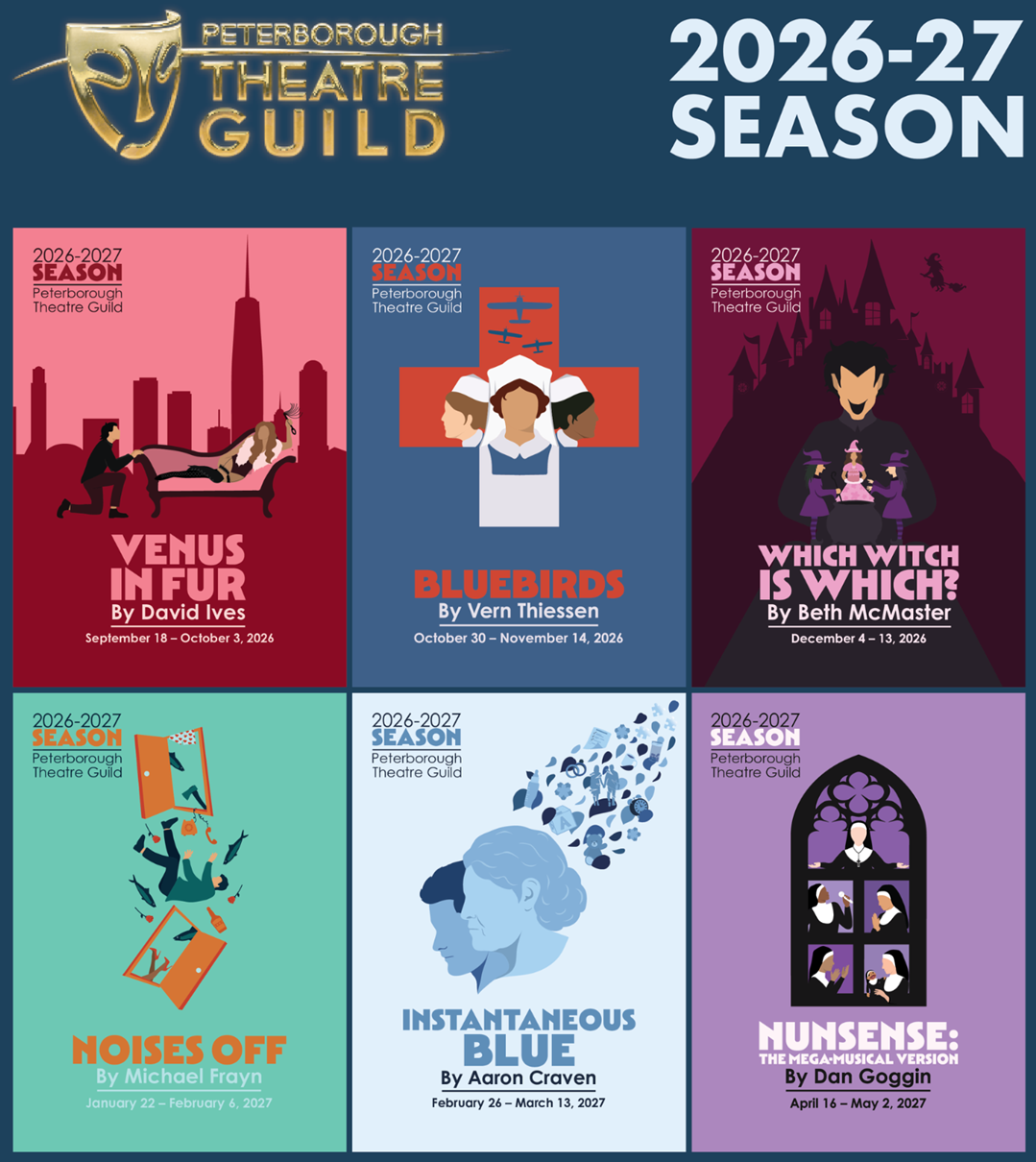 Comedy, Drama and Music Take Centre Stage in Peterborough Theatre Guild’s New Season
