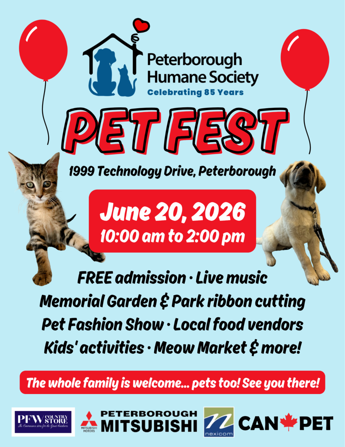 Peterborough Humane Society's Pet Fest 2026