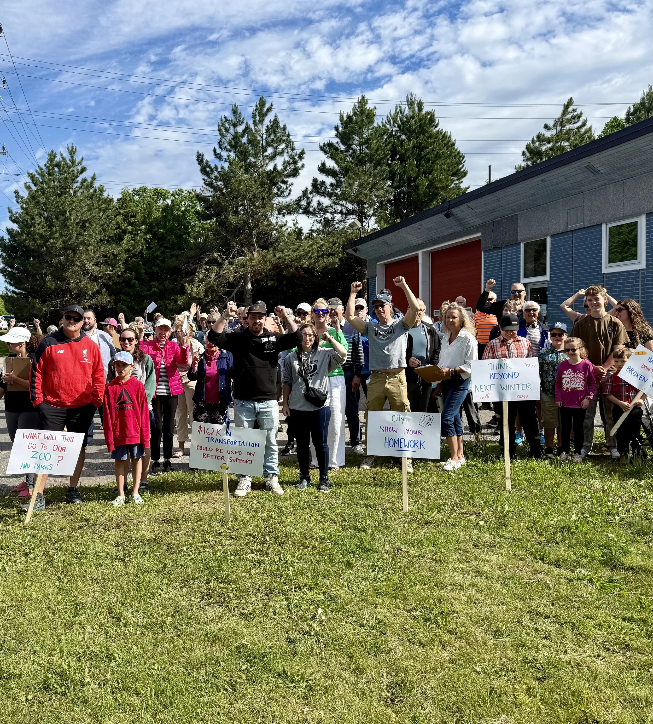 A Community United Around One Message: Right Support, Wrong Location