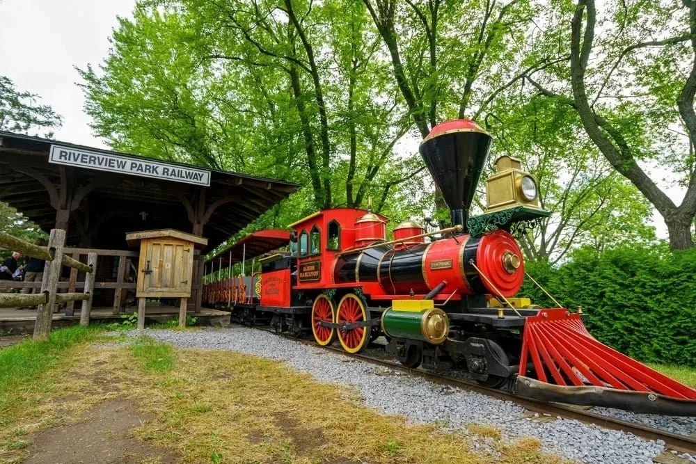 Riverview Park and Zoo Train Open After Completion of Track Work