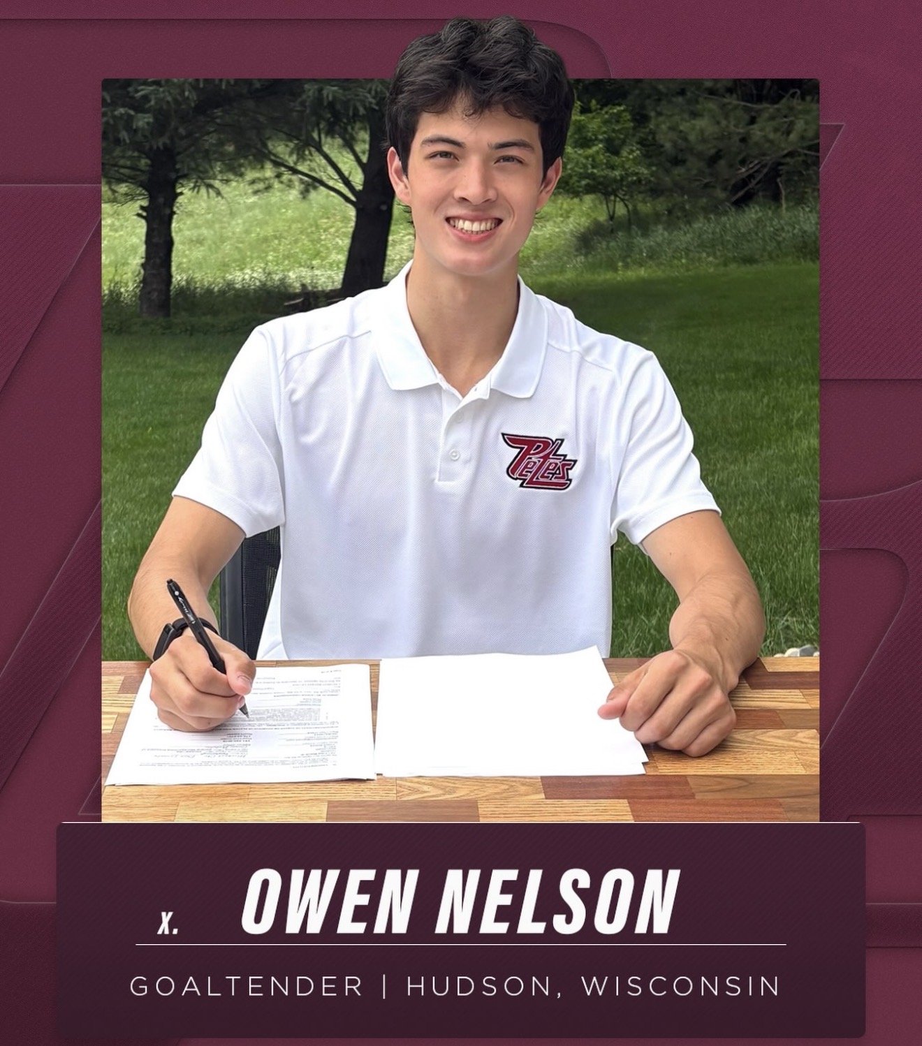 Petes Sign Goaltender Owen Nelson After Strong Showing at Development Camp