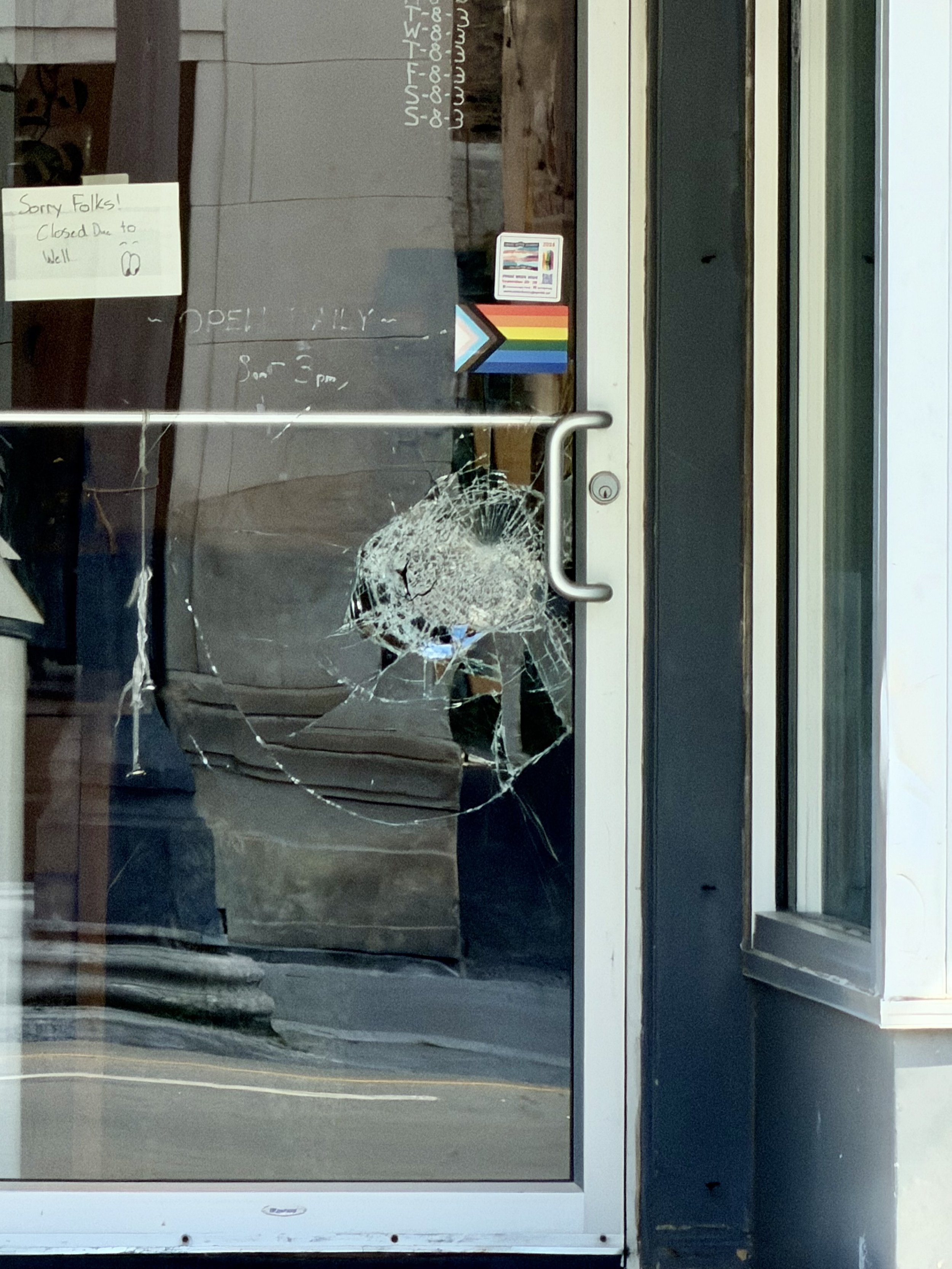 KitCoffee in Downtown Peterborough Temporarily Closed After Front Door Damaged