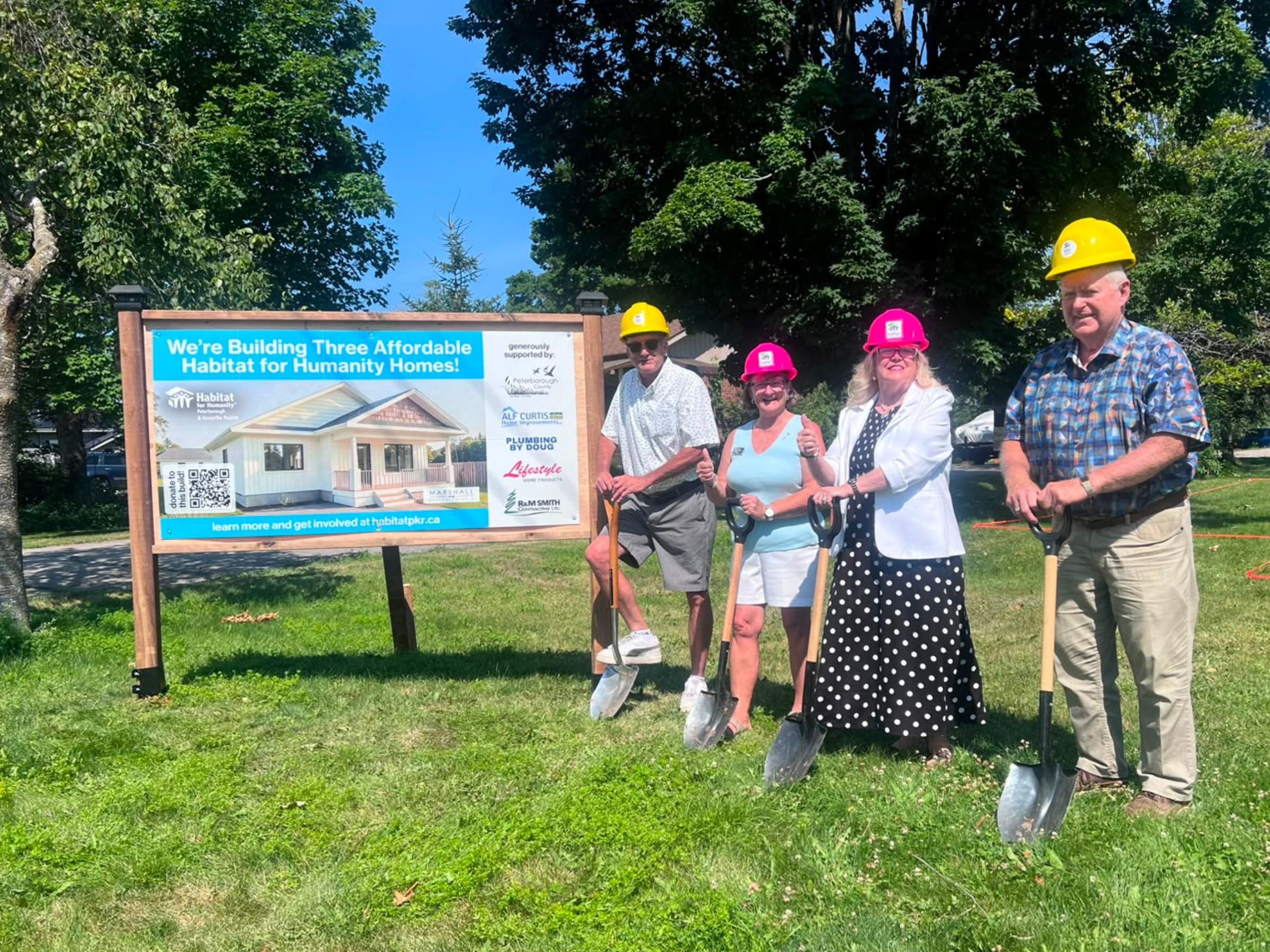 Habitat Breaks Ground on Three New Homes in Norwood
