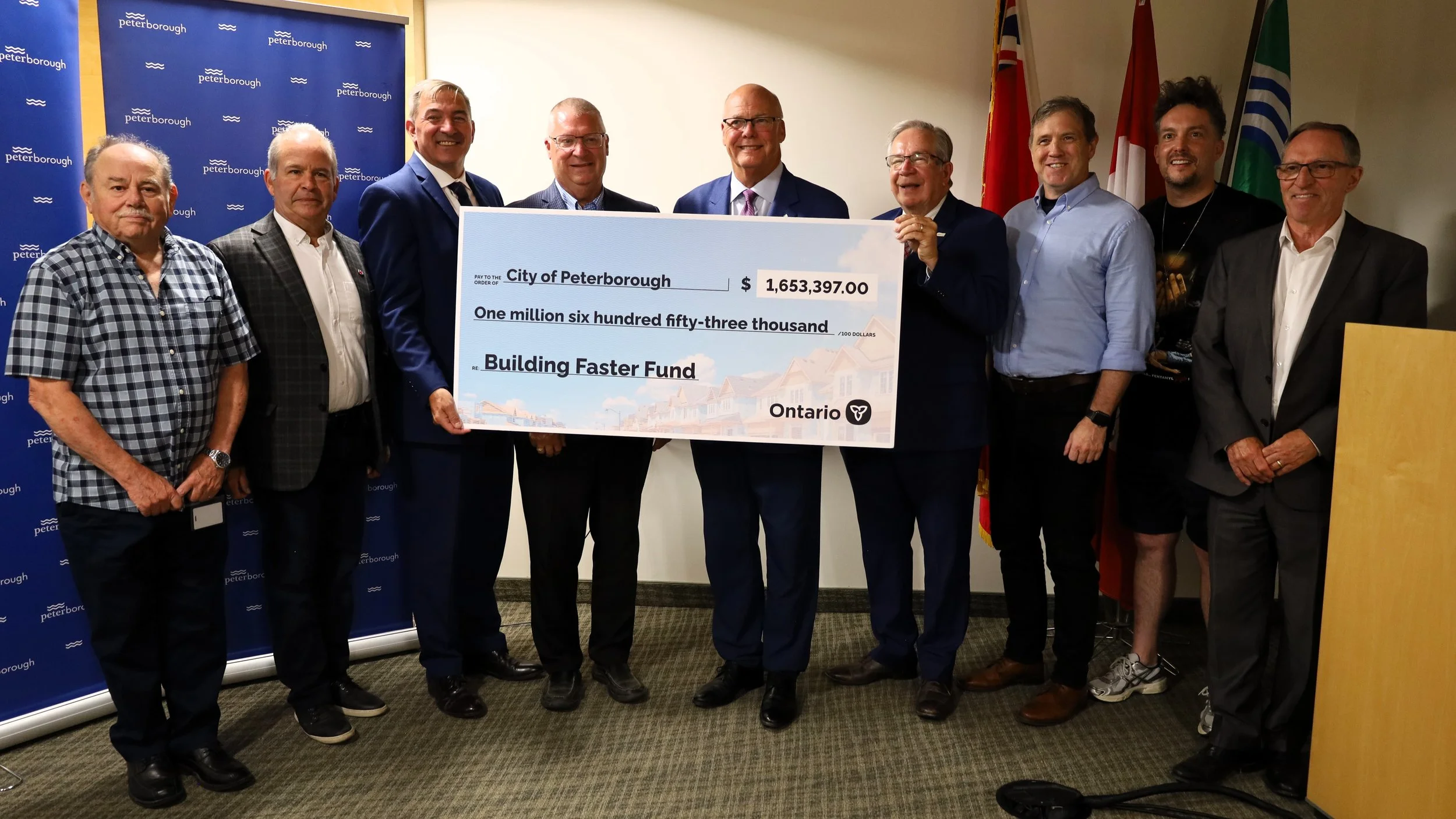 Ontario Government Gives Peterborough Over $1.6 Million Through the Building Faster Fund After Reaching Housing Targets
