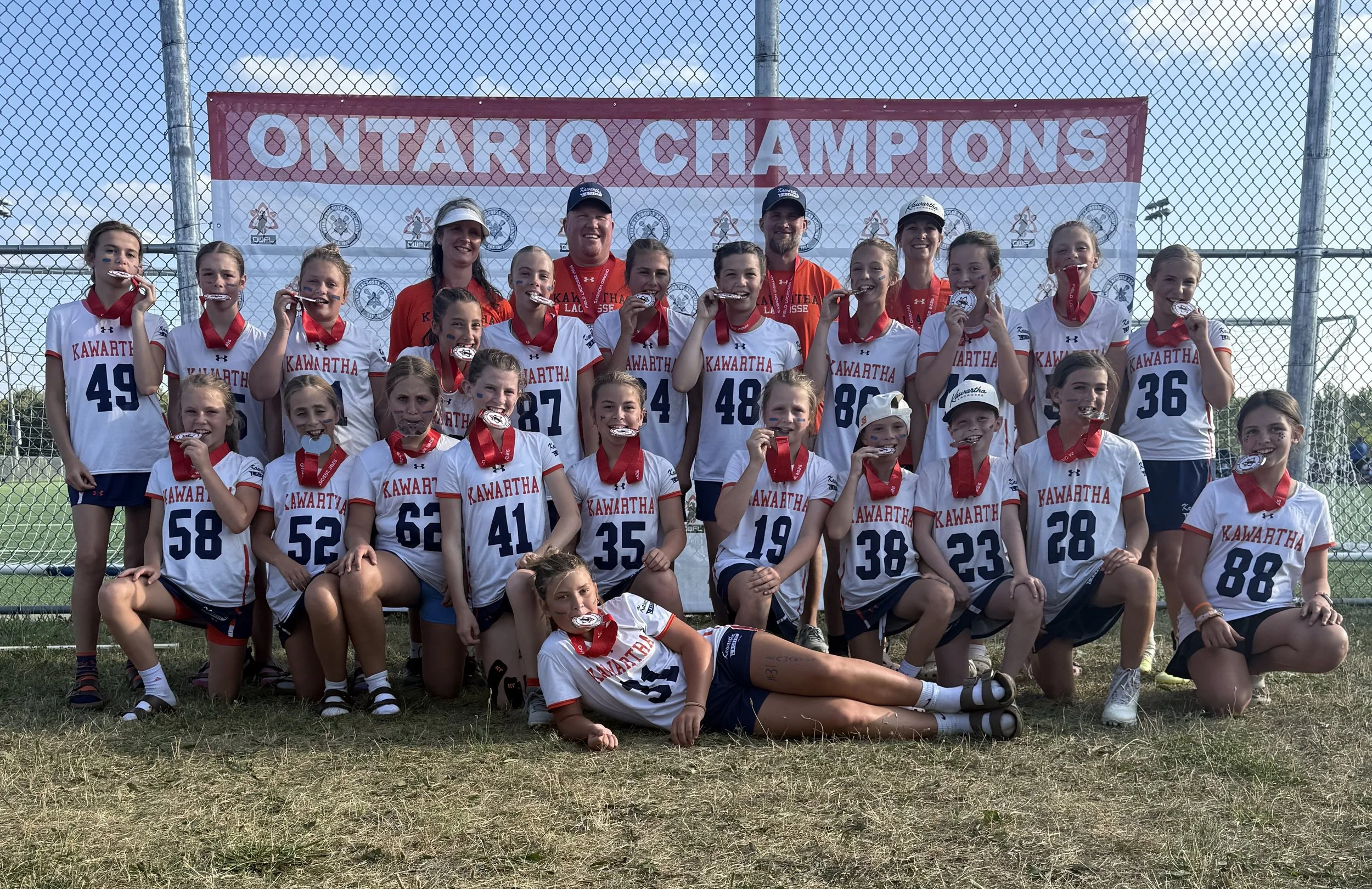 Kawartha Lacrosse U13 Team Wins Silver at OWFL Provincials