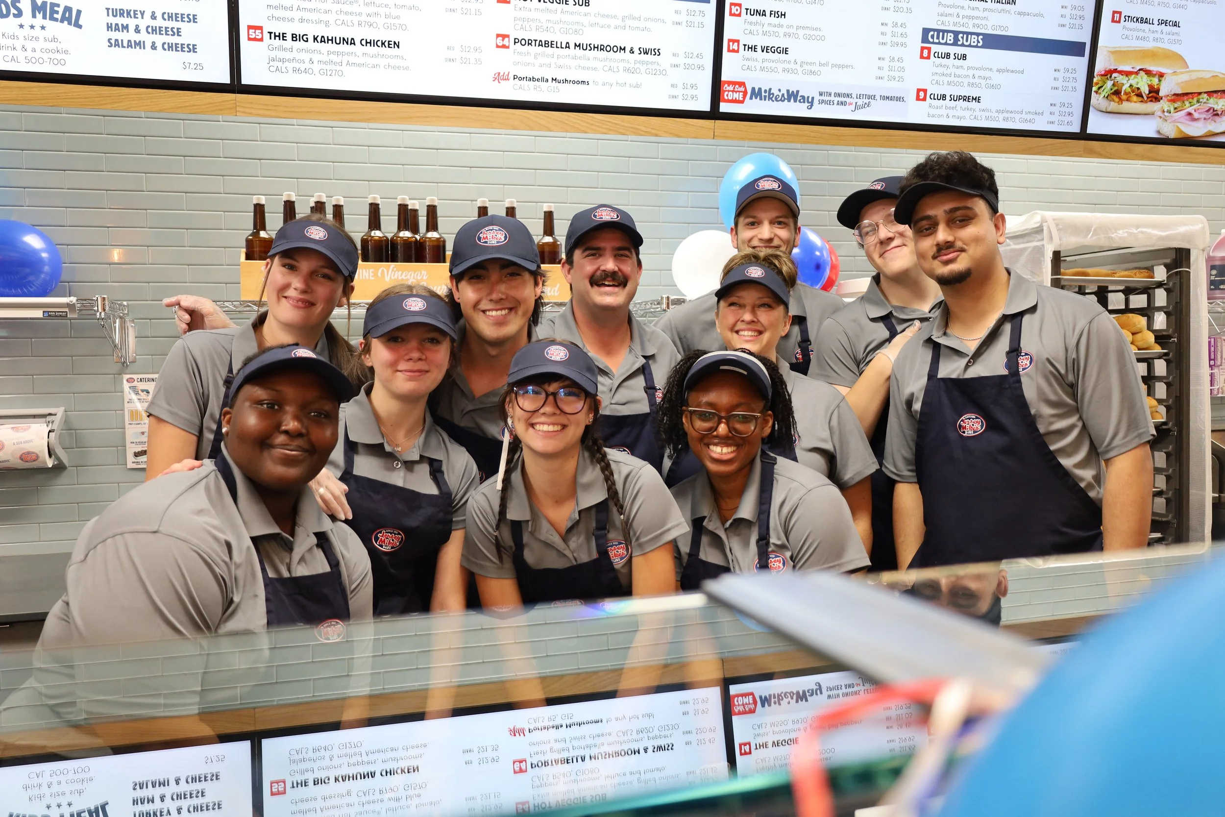 Roughly 35 staff were hired for the new Jersey Mike's Subs location in Peterborough. All photos by David Tuan Bui.