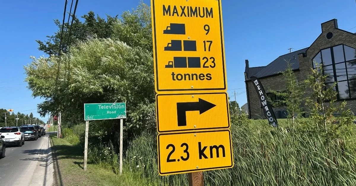 City of Peterborough Places Temporary Load Restrictions On Television Road