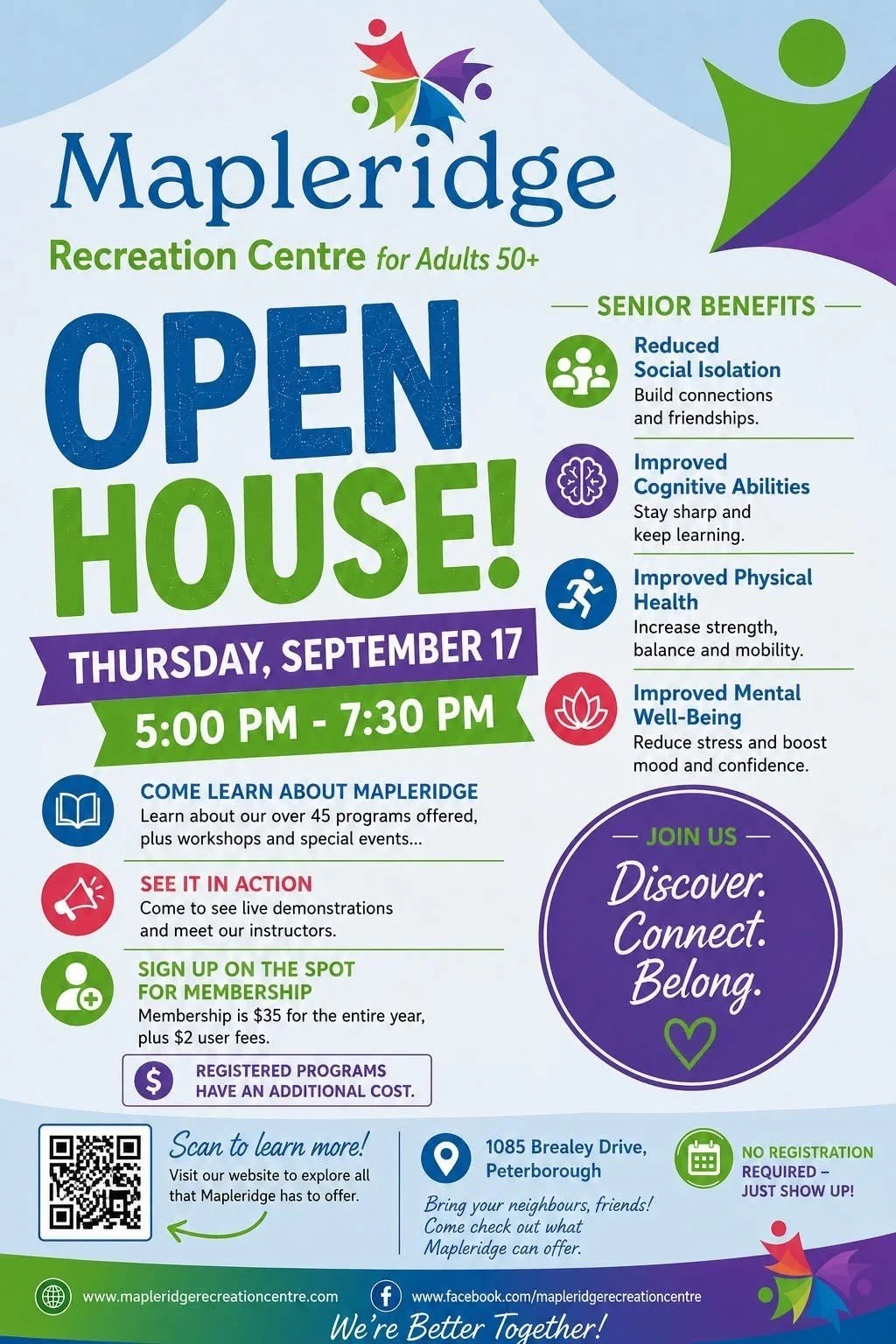 Mapleridge Recreation Centre Open House 2026