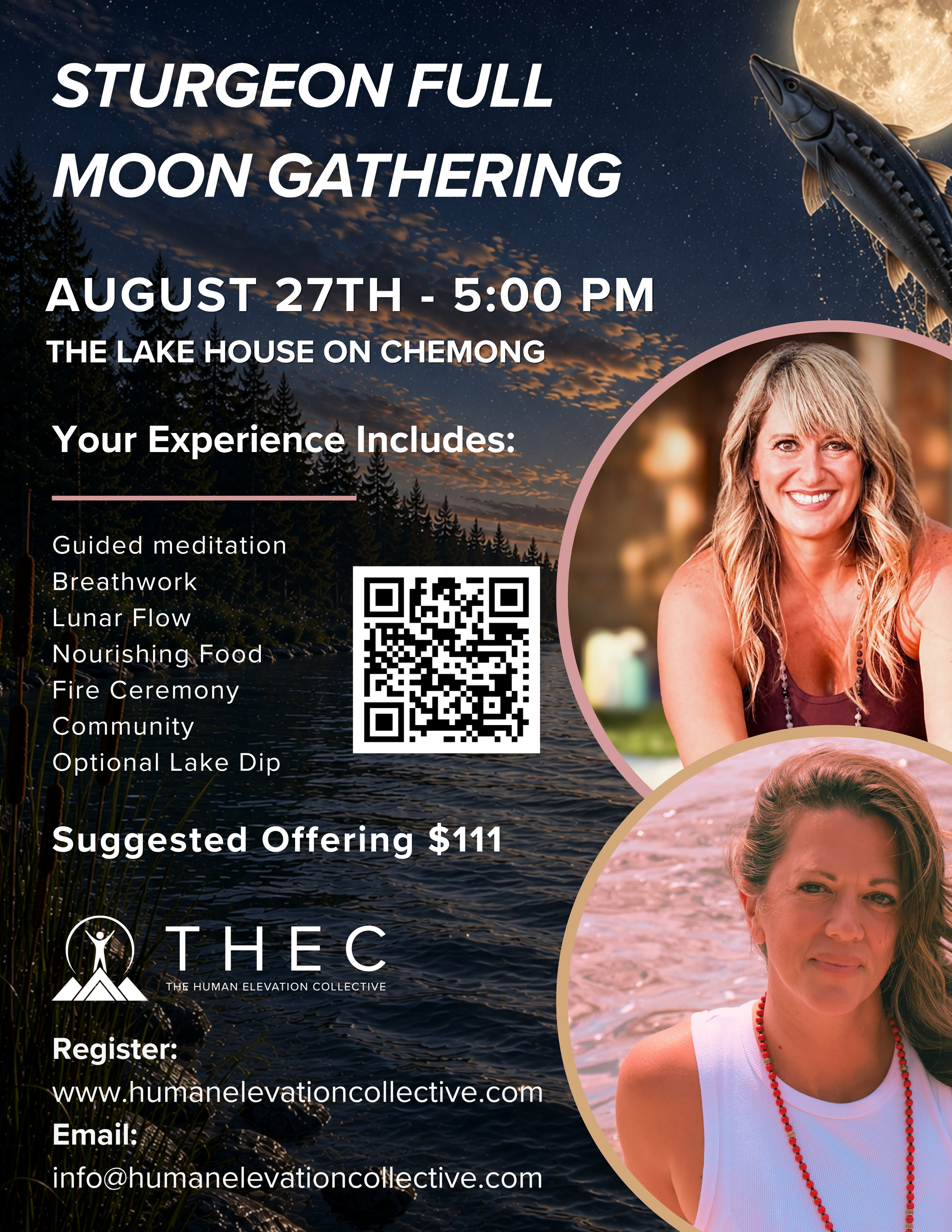 The Human Elevation Collective Presents: Sturgeon Full Moon Healing Circle