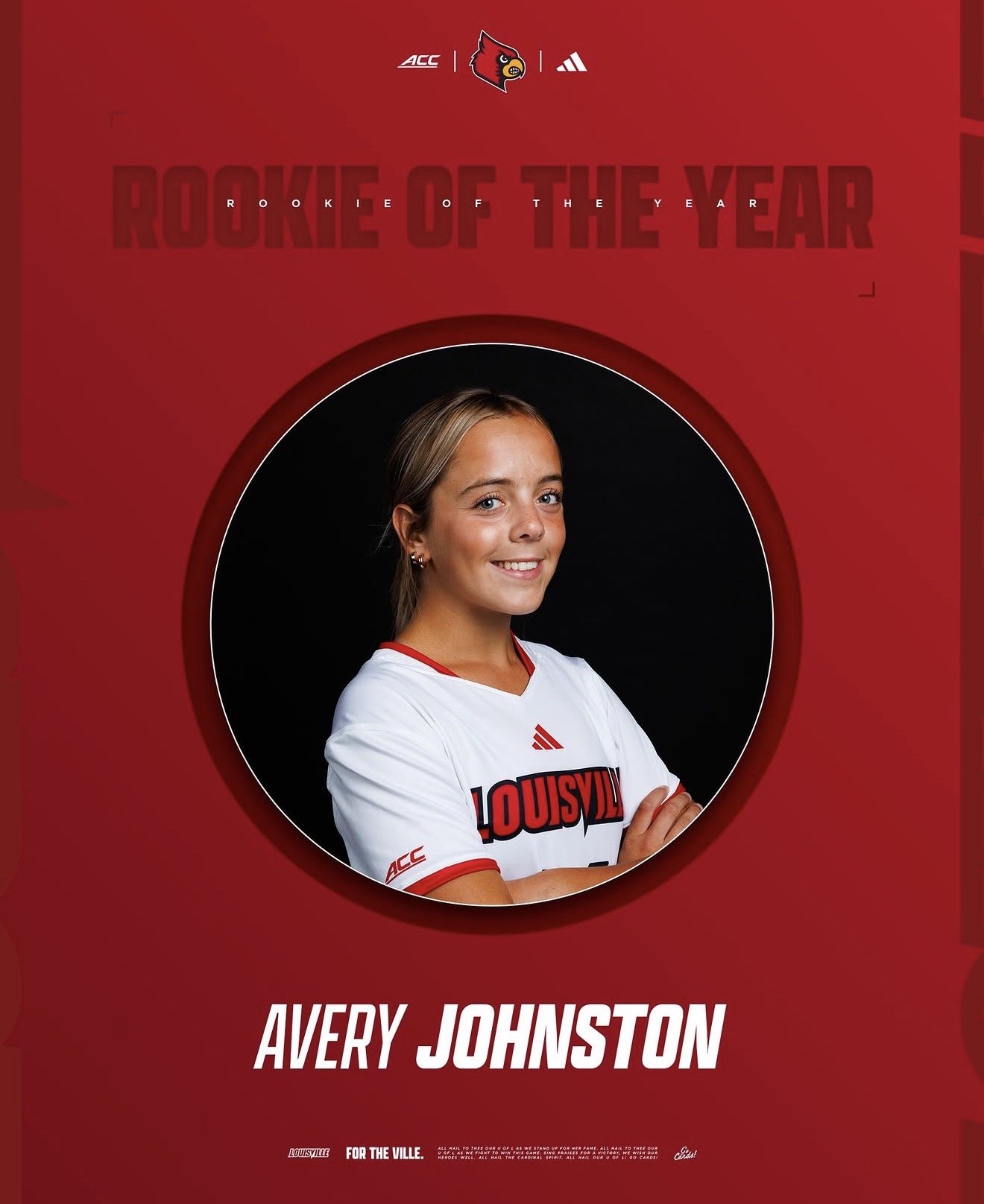 Peterborough’s Avery Johnston Earns Rookie of the Year Honours With Louisville Cardinals