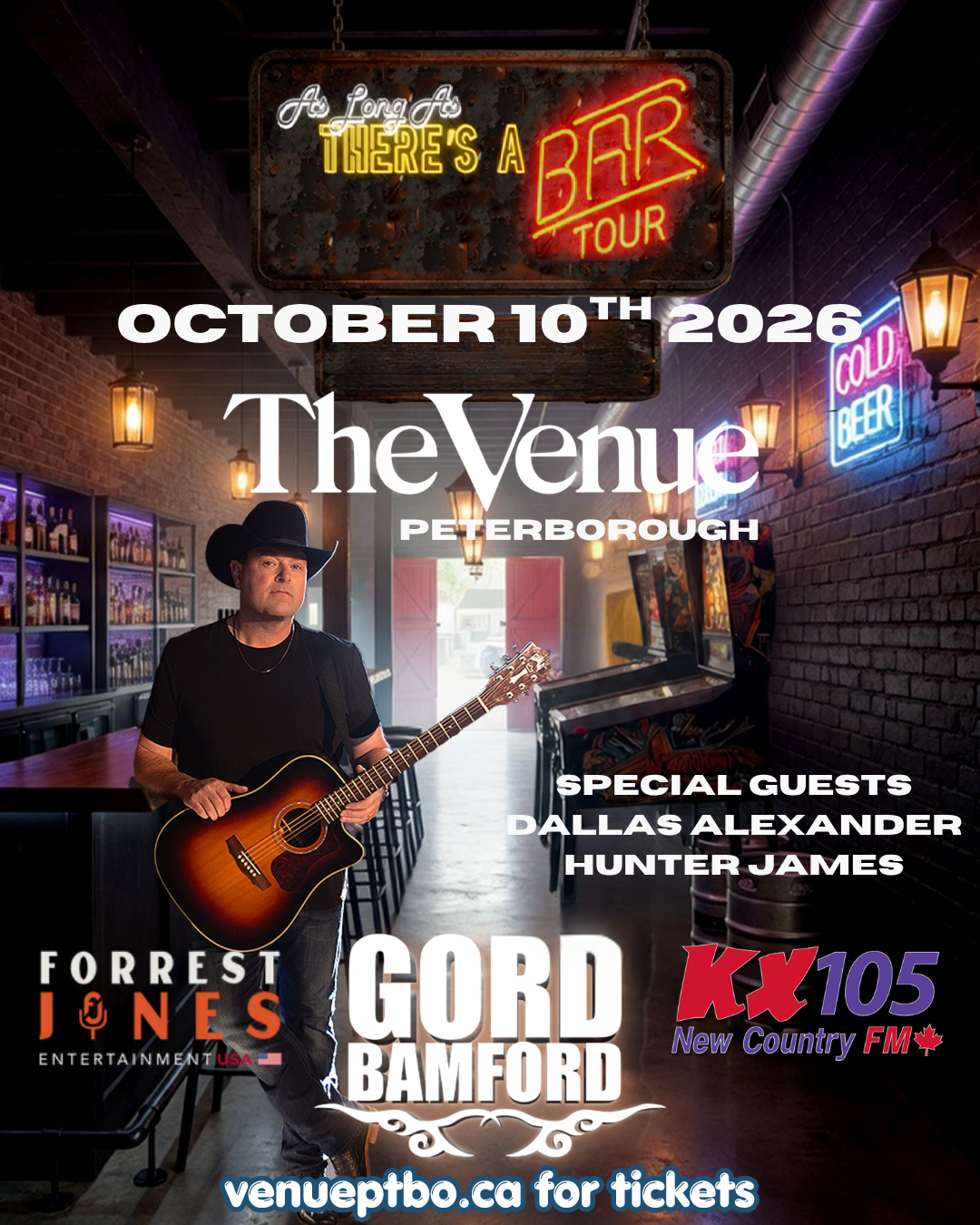 Gord Bamford As Long As There’s A Bar Tour