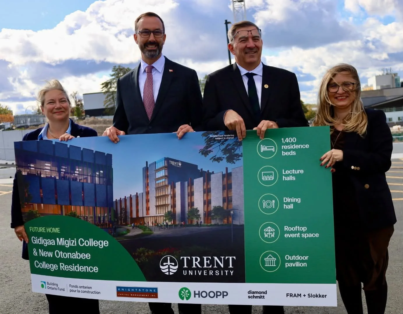 Ontario Government Invests $100 Million For Trent University Student Housing and Academic Infrastructure