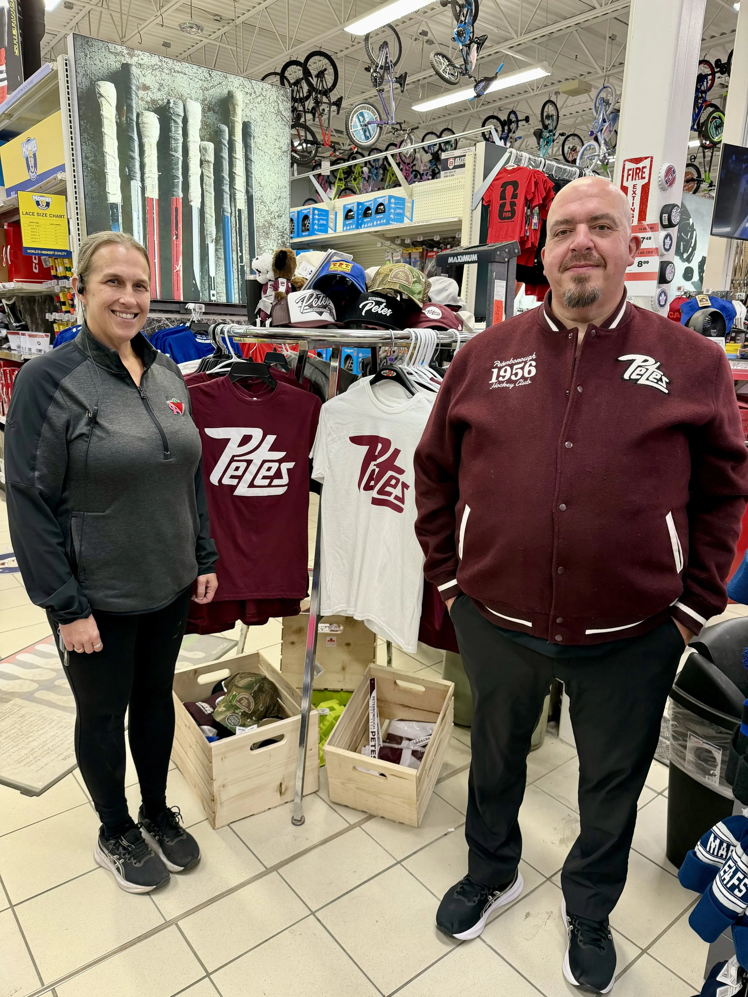 A New Place to Find Your Petes Gear: Team Merchandise Now Available at Canadian Tire on Lansdowne Street